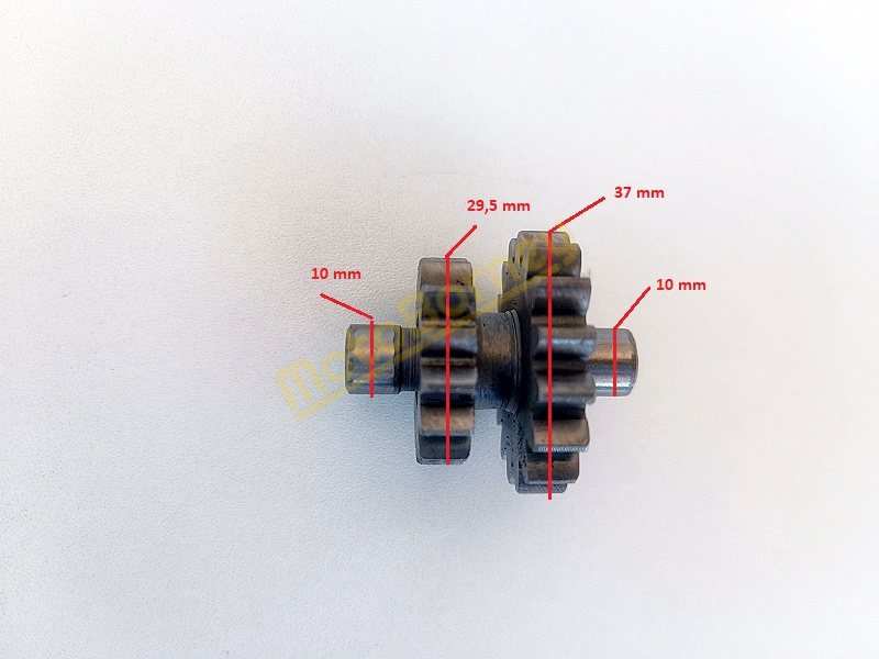 Ozubené kolo startéru na čtyřkolku, moto 150